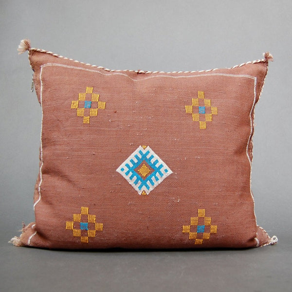 Moroccan Sabra Silk Pillow - Marrakesh